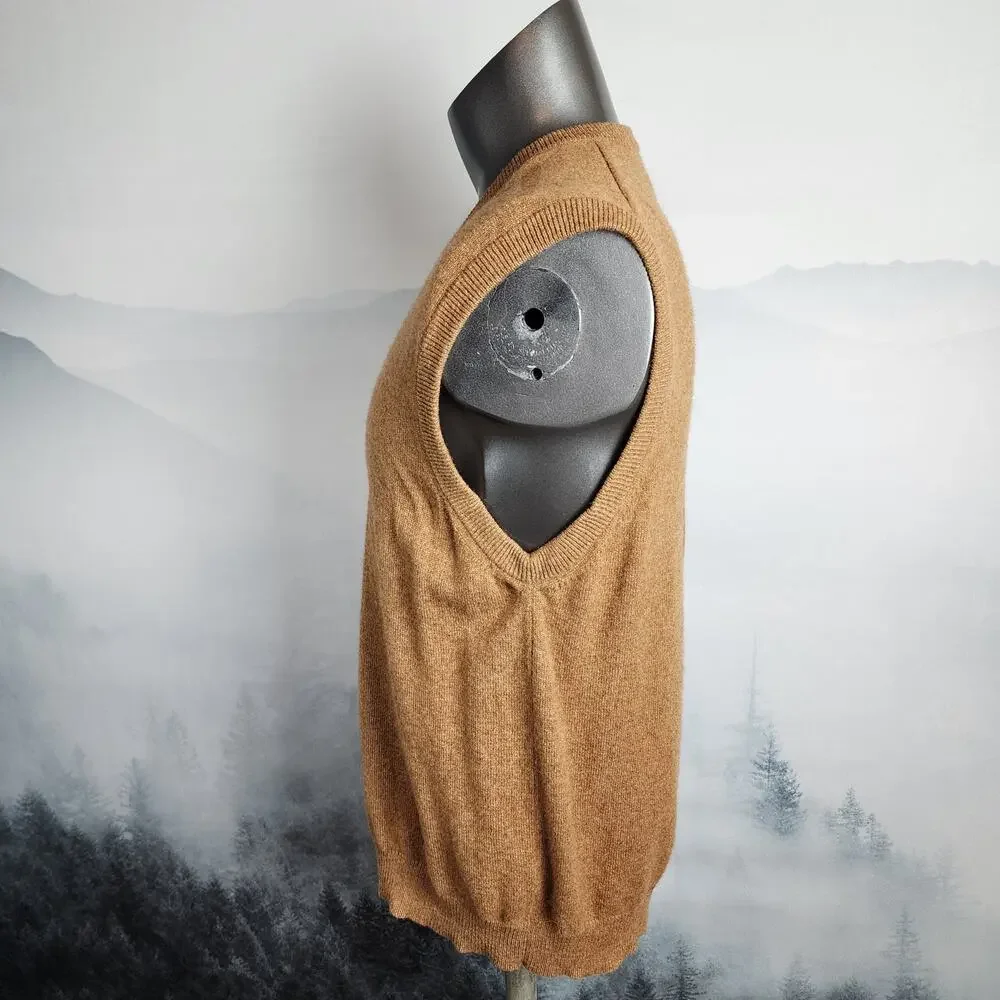 L.L. Bean Lamb's Wool V-Neck Sweater Vest | Men's L-Reg